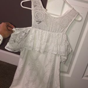 Francesca’s White Lace Dress